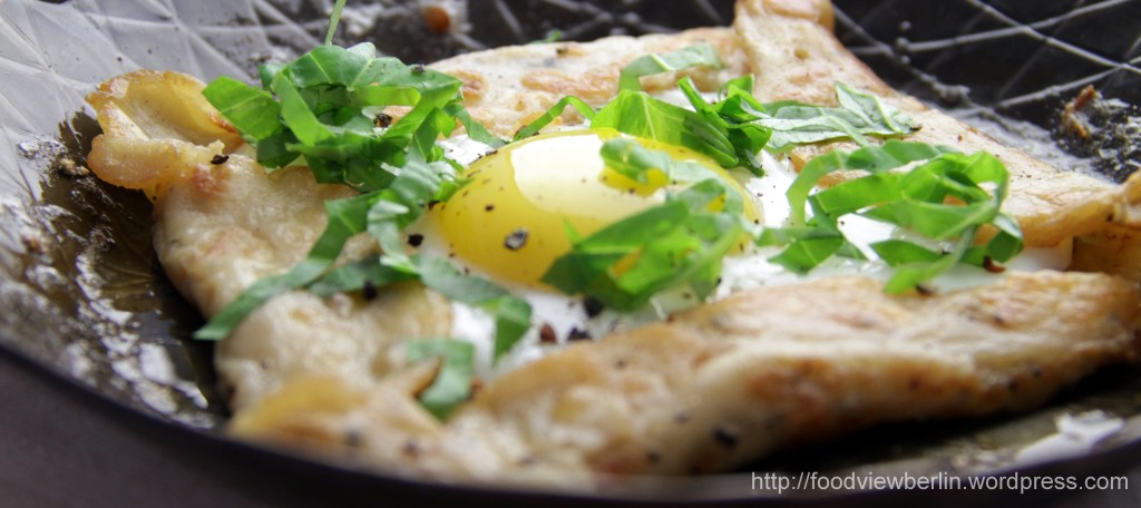 Galette complète with l'Etivaz Cheese