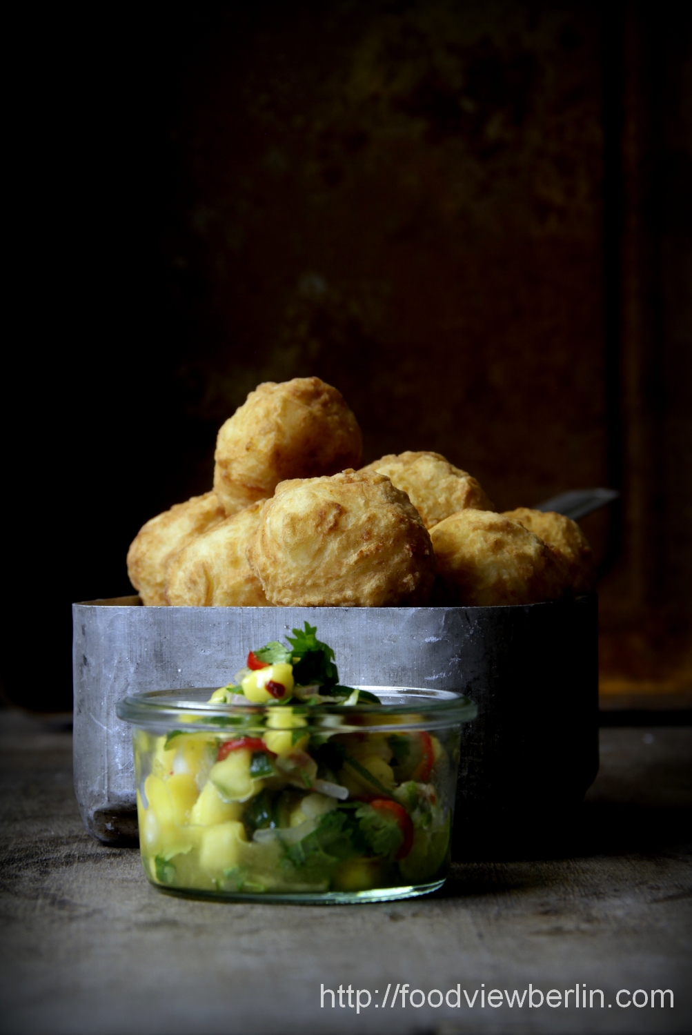 Bolinhos de Mandioca com Queijo