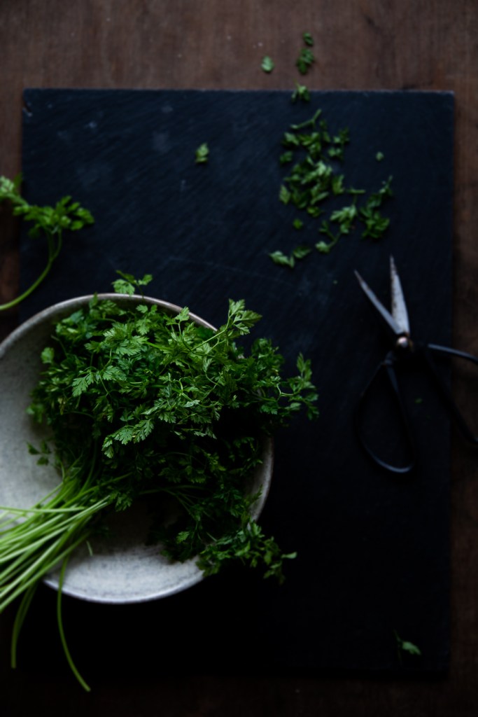 herbs, chervil, kerbel, kraeuter